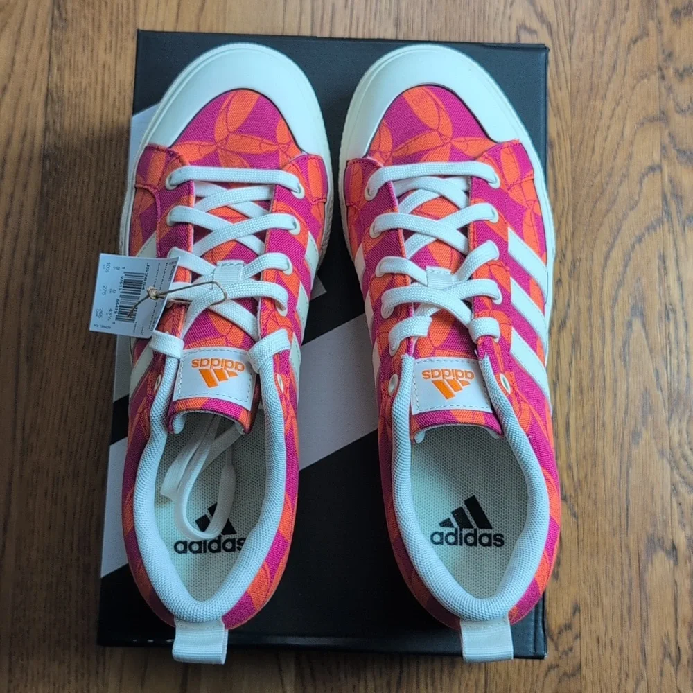 NIB FARM Rio Bravada 2.0 Platform Sneaker Adidas Collab Women's Size 10.5 Tucan